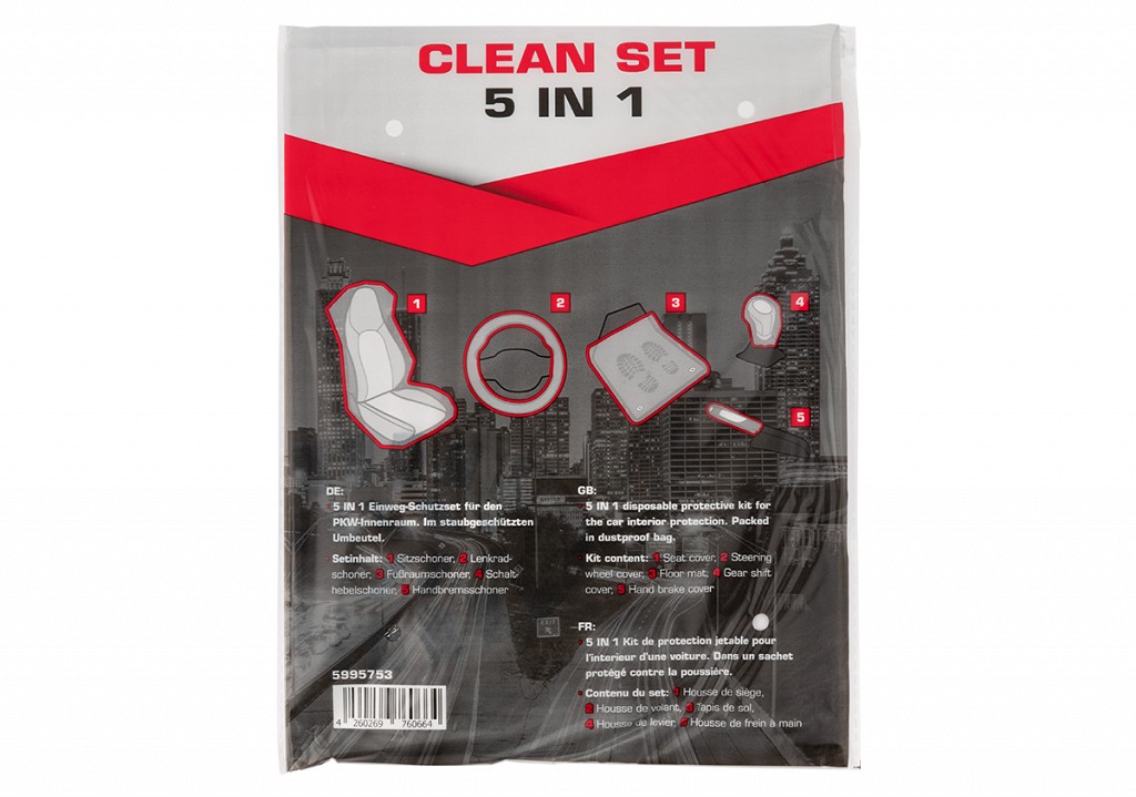 Set za zaščito Clean set 5 v 1