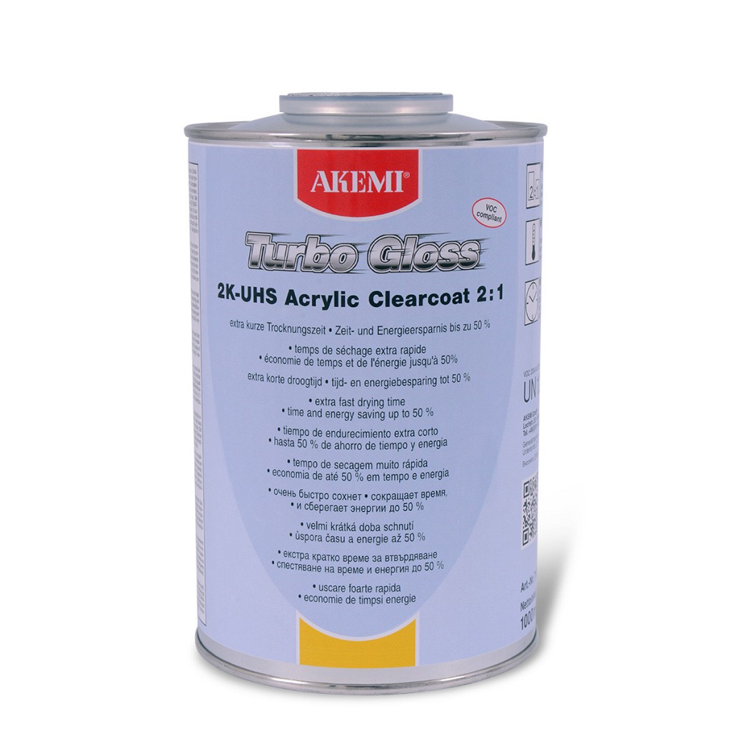 Turbo Gloss 2K-UHS Clearcoat 2:1 - Prozorni lak 