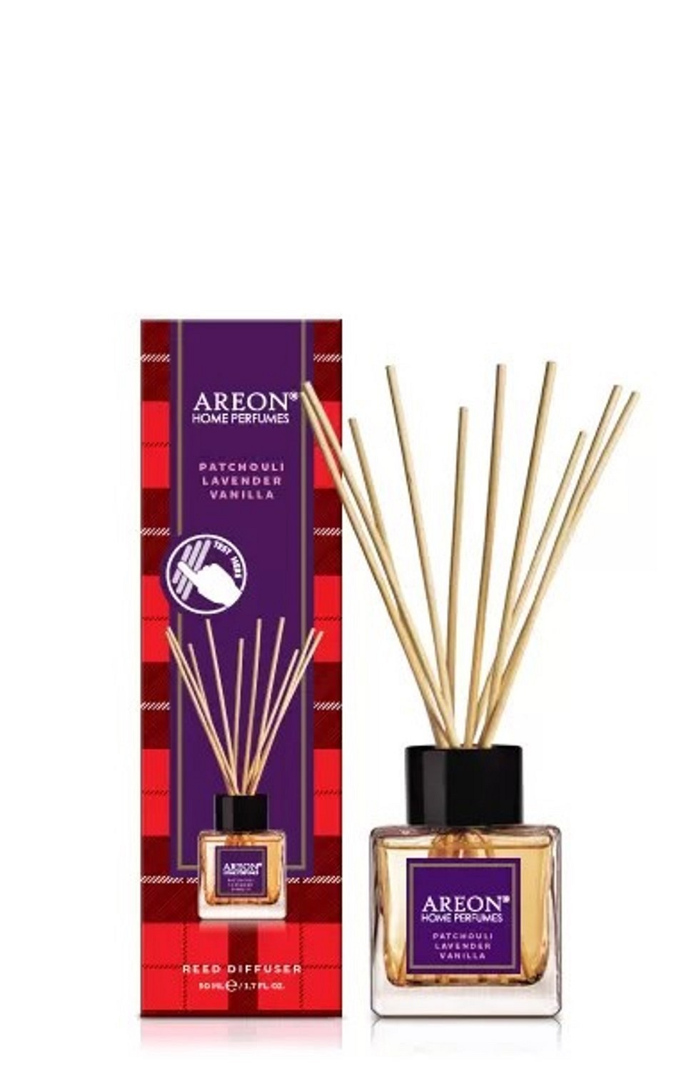 Areon dišeče palčke Tartan 50 ml, Sivka & vanilija