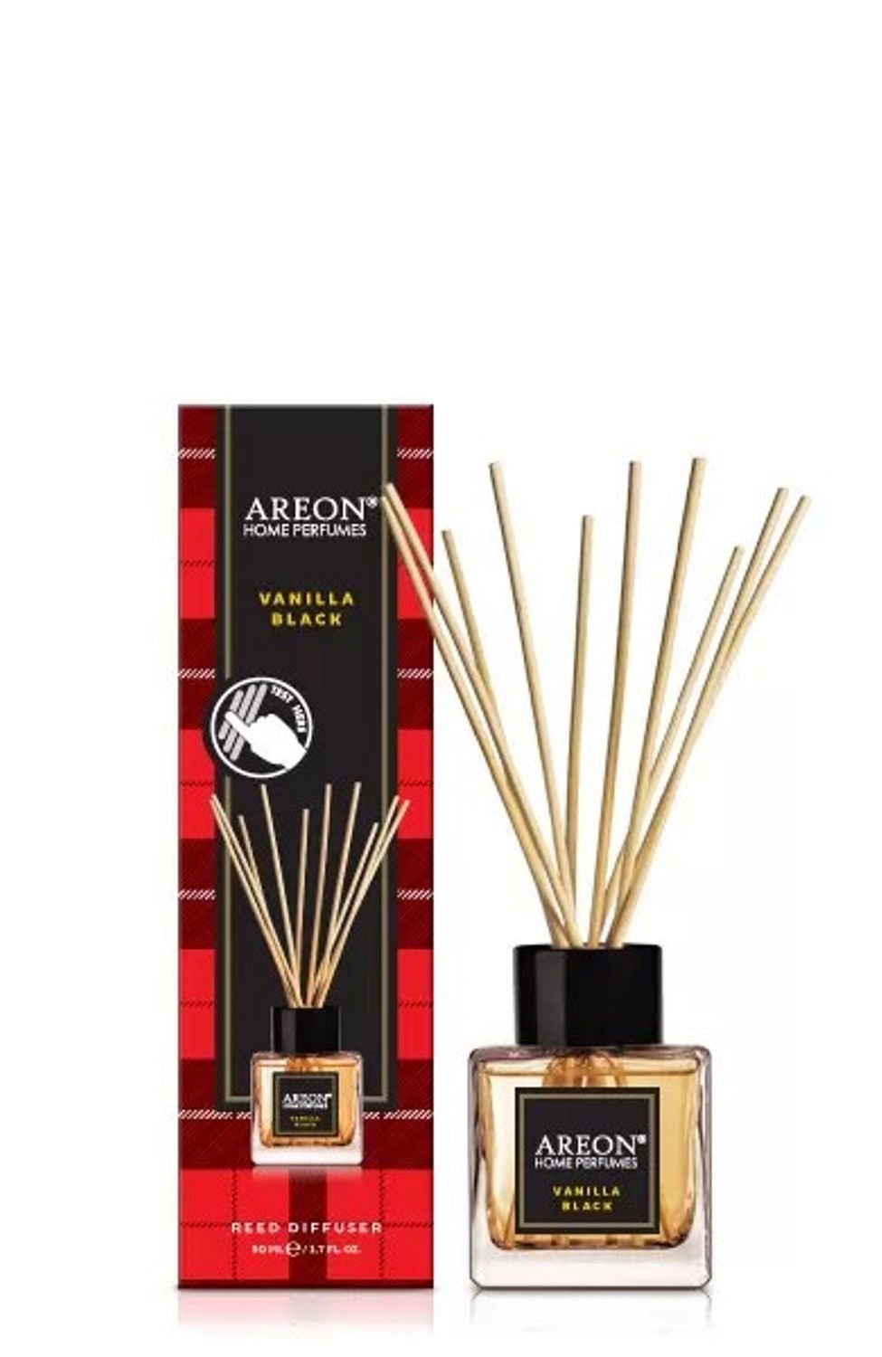 Areon dišeče palčke Tartan 50 ml, Črna vanilija