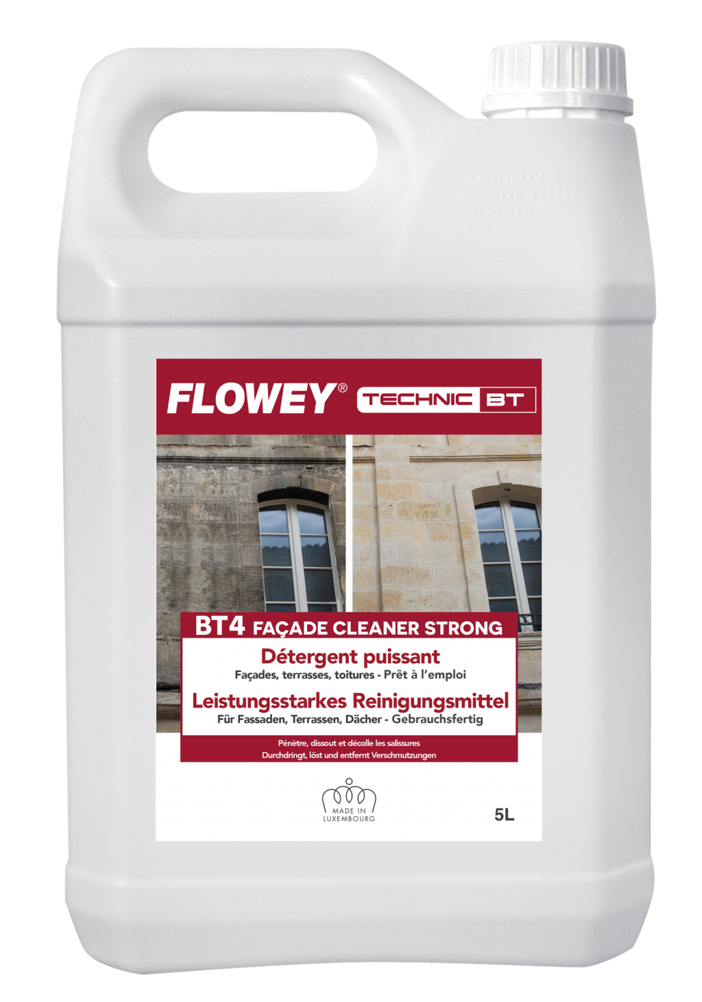 BT4 Fasade Cleaner Strong - Čistilo za fasade, močno