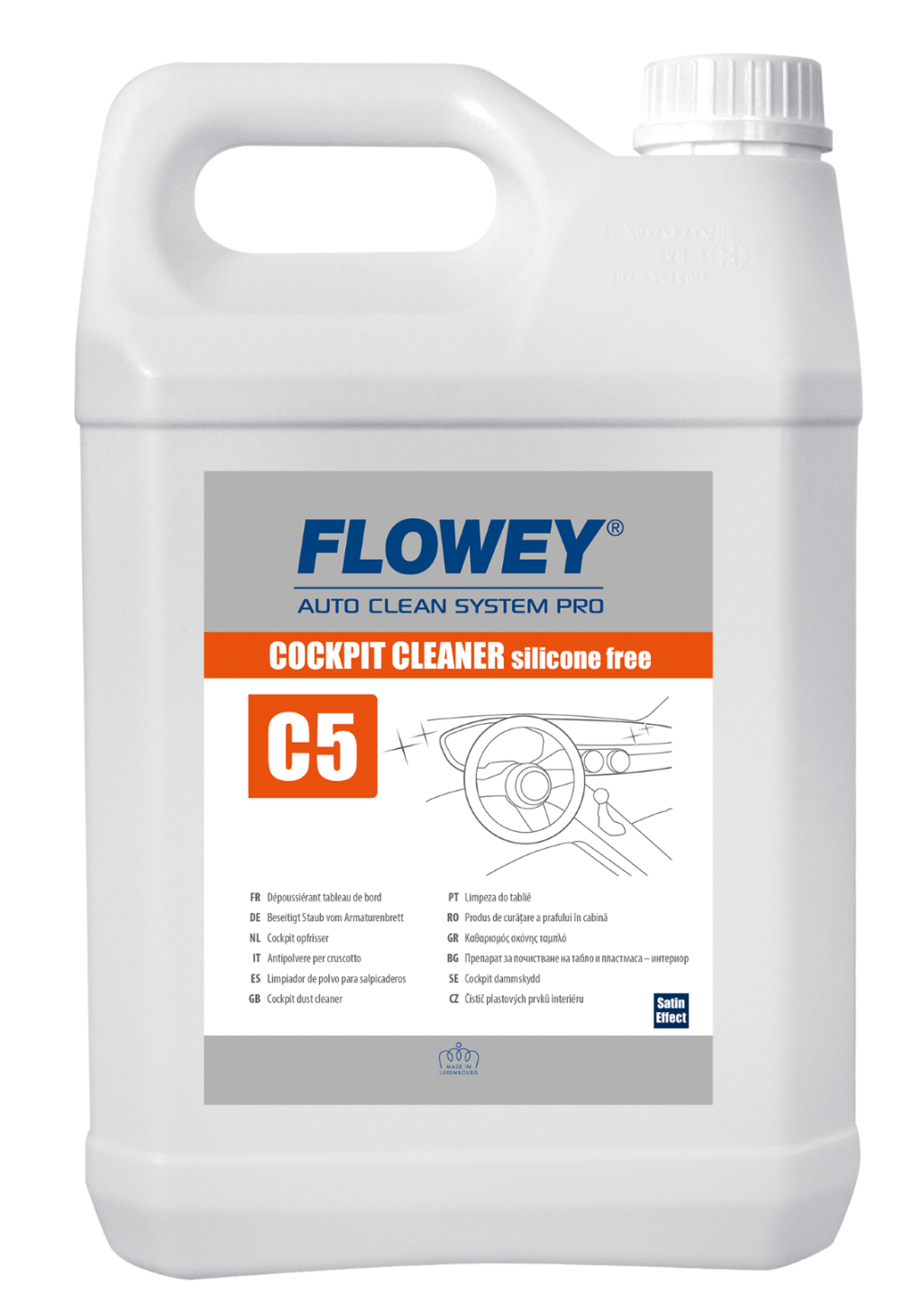 C5 Cockpit Cleaner silicone free - Čistilo za armature, brez silikonov