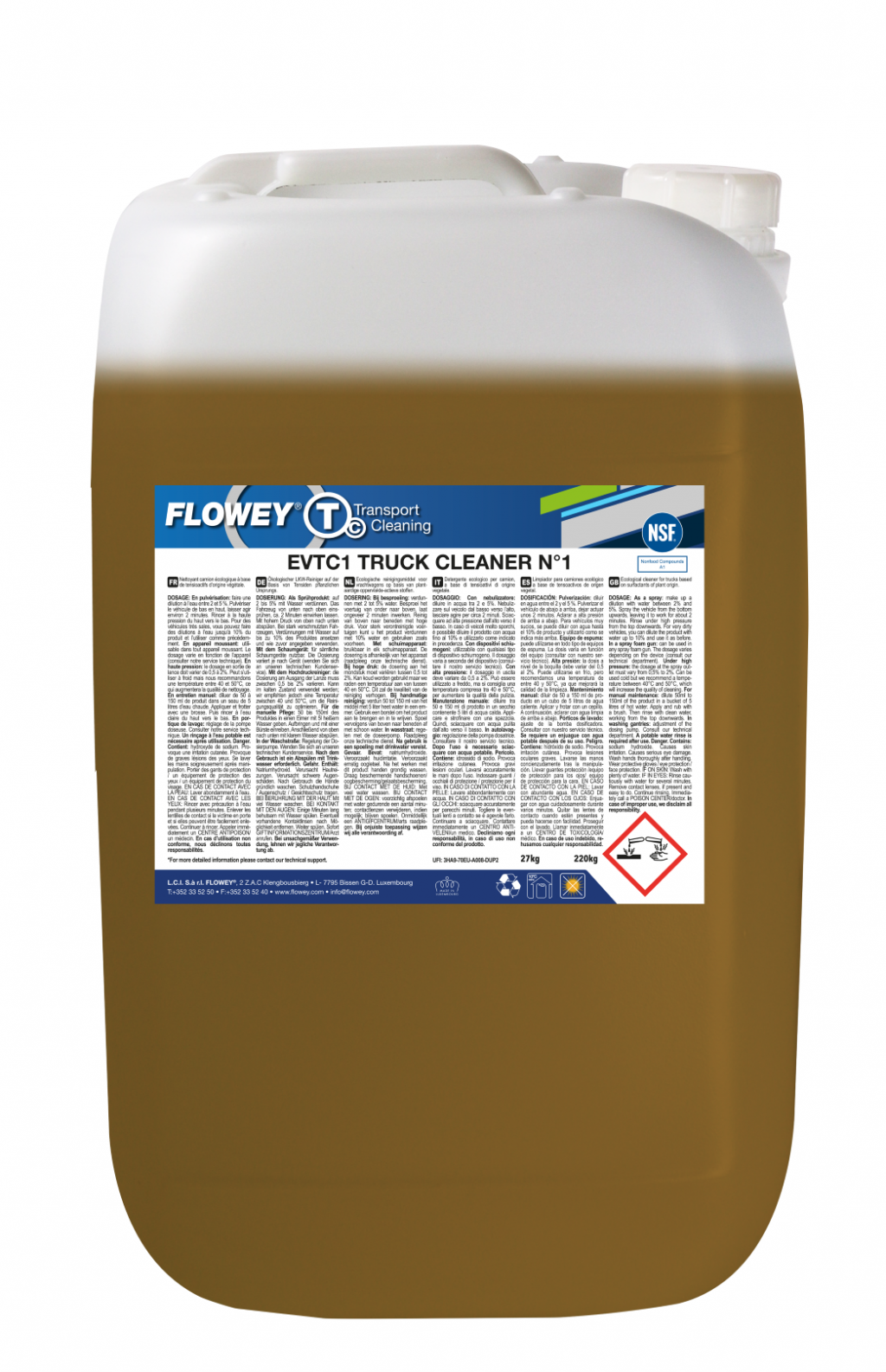EVTC1 Truck Cleaner n°1 - Čistilo za tovornjake