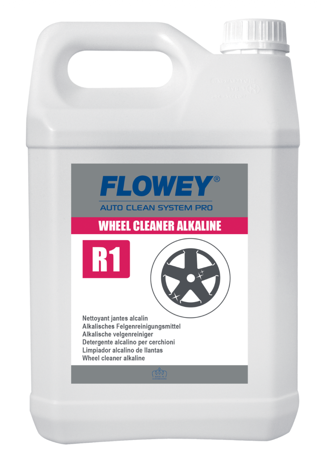 R1 Wheel Cleaner Alkaline - Čistilo za platišča, alkalno