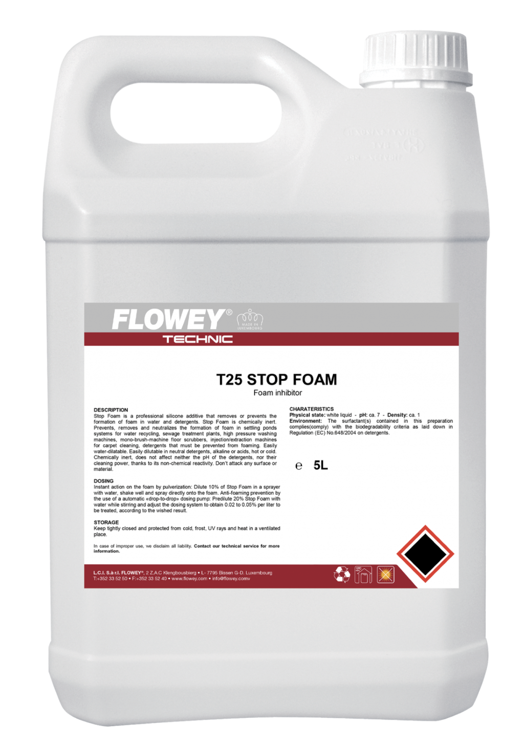 T25 Stop Foam - Sredstvo za preprečevanje penjenja