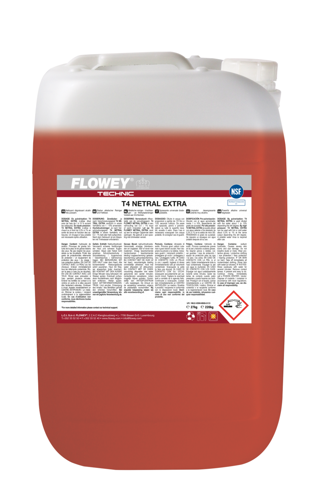 T4 Netral Extra - Univerzalno, alkalno razmastilo