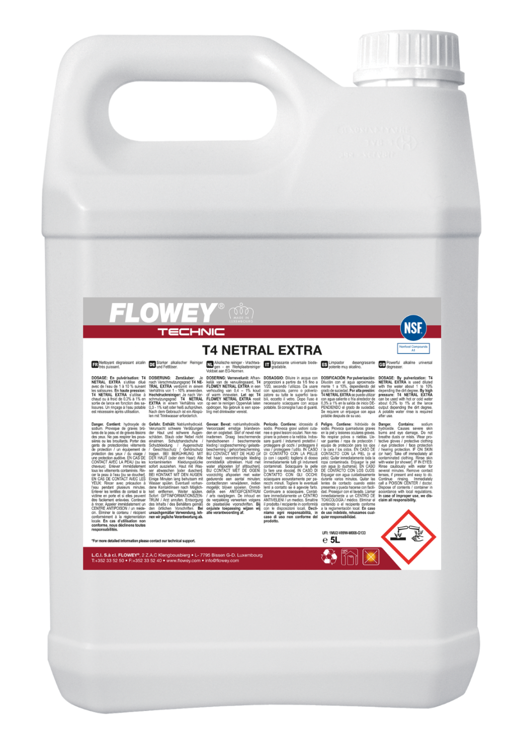 T4 Netral Extra - Univerzalno, alkalno razmastilo