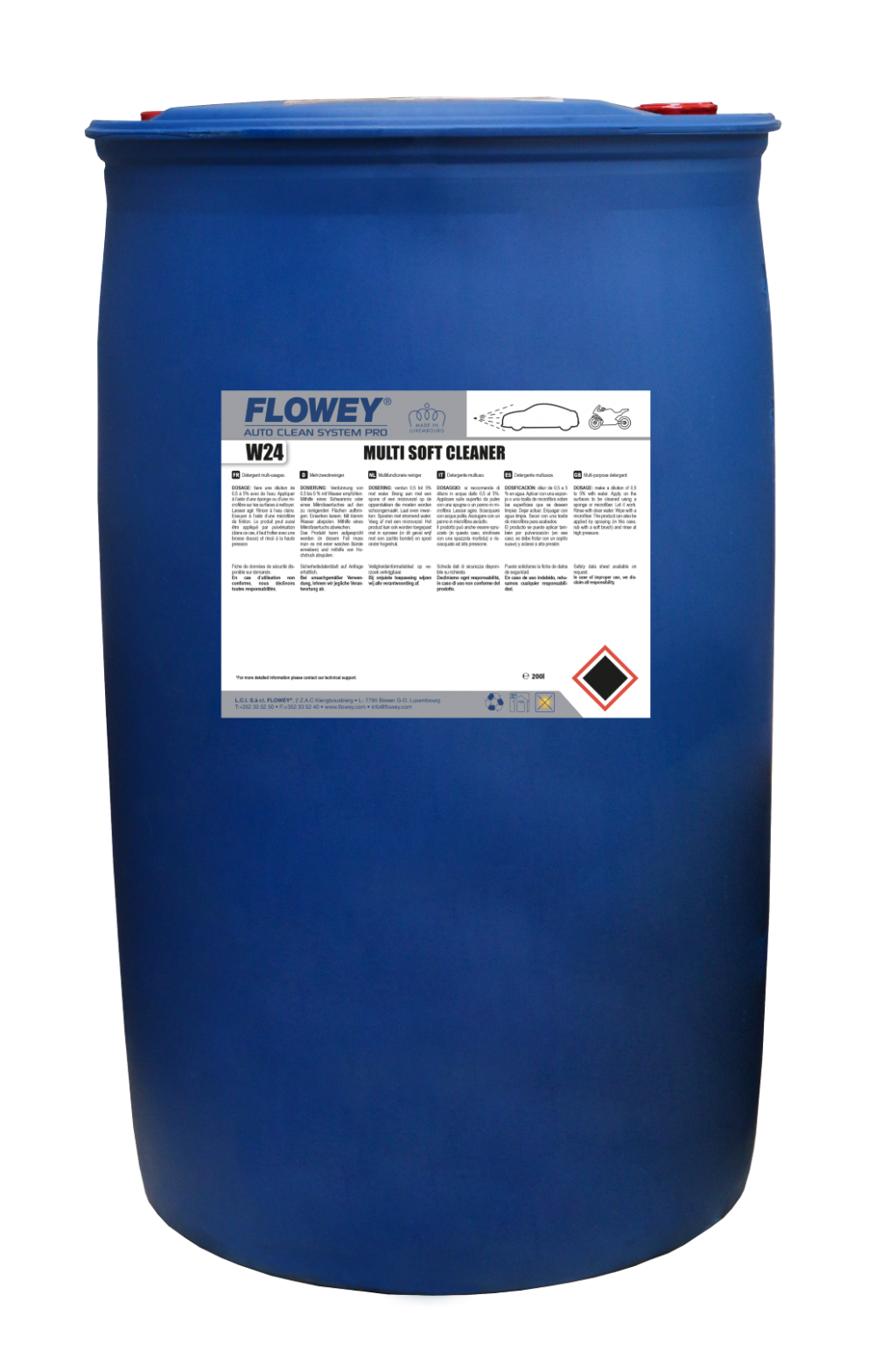 W24 Multi Soft Cleaner - Večnamensko čistilo