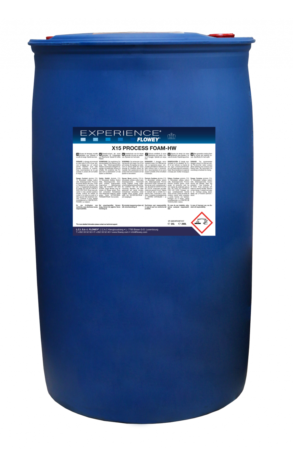 X15 Process Foam-HW - Aktivna pena za pranje, za trdo vodo