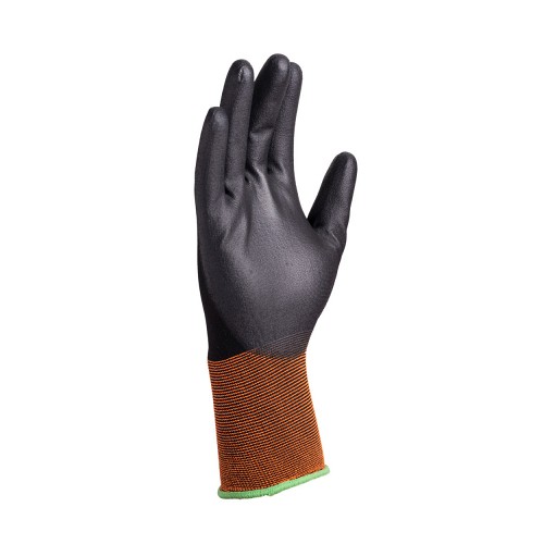 Nylon seamless glove, black 888 - Brezšivne zaščitne rokavice iz najlona