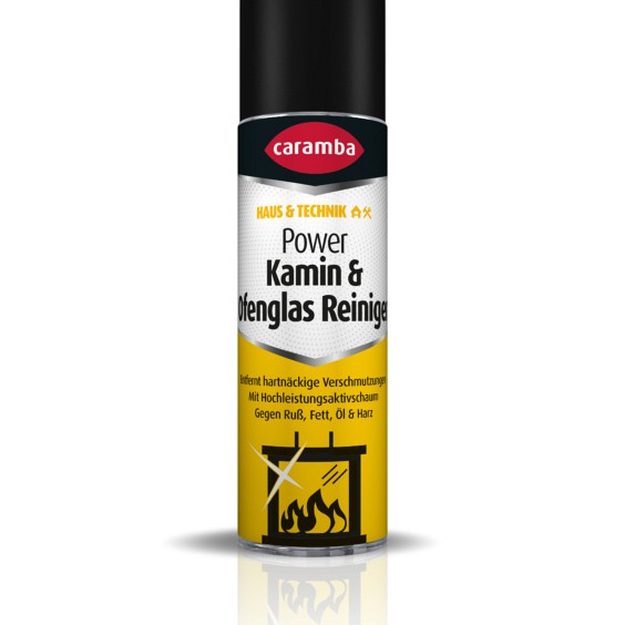 CARAMBA Power Kamin & Ofenglasreiniger (Aerosol) - Čistilo za steklo za kamine in peči 