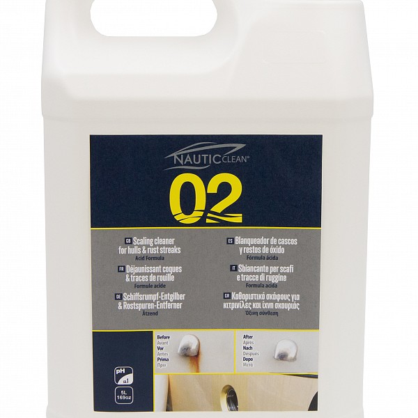 02 Scaling cleaner for hulls & rust streaks - Čistilo za trup plovila