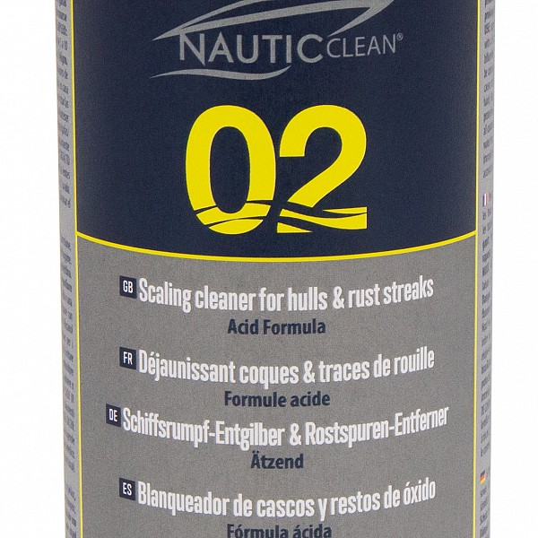 02 Scaling cleaner for hulls & rust streaks - Čistilo za trup plovila