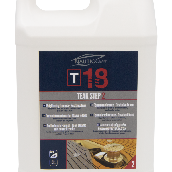 T18 Teak Step 2 – Čistilo, renovator za tik