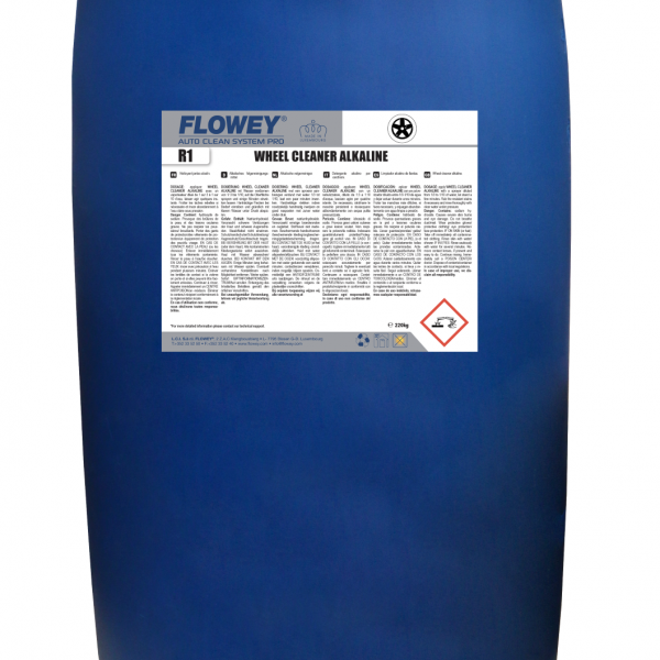 R1 Wheel Cleaner Alkaline - Čistilo za platišča, alkalno