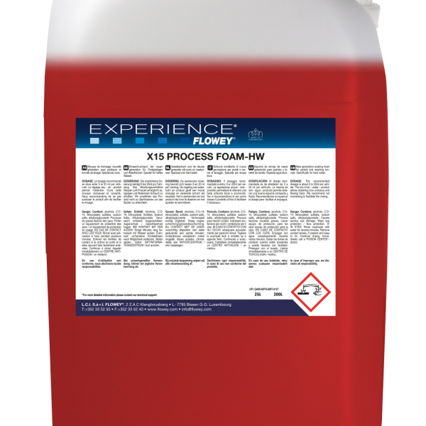 X15 Process Foam-HW - Aktivna pena za pranje, za trdo vodo