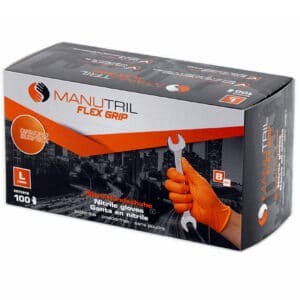 Nitrilne rokavice Flex Grip, oranžne