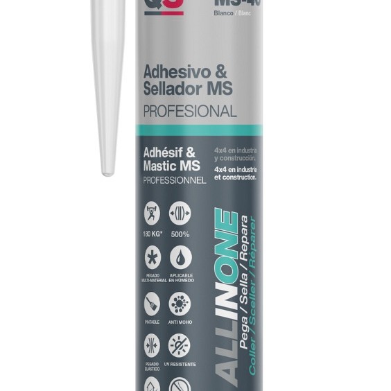 Emax MS-40 - Lepilno tesnilna masa, siva