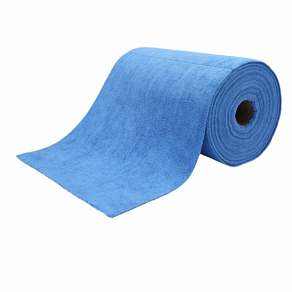 Krpe iz mikrovlaken na roli Tricot First, 75 kos, 30 × 30 cm, modre