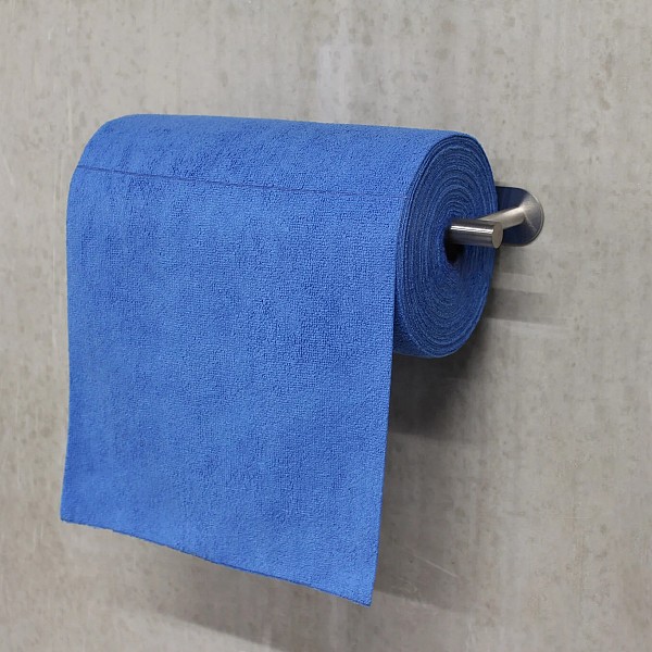Krpe iz mikrovlaken na roli Tricot First, 75 kos, 30 × 30 cm, modre