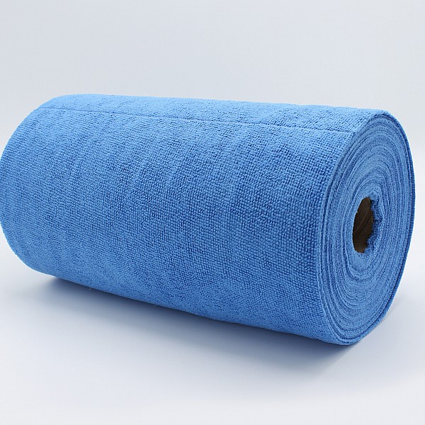 Krpe iz mikrovlaken na roli Tricot First, 75 kos, 30 × 30 cm, modre