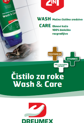 Čistilo za roke Wash & Care