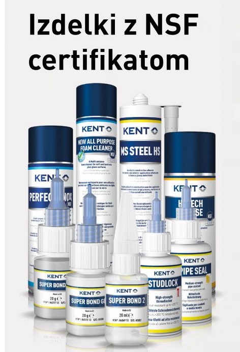 Izdelki z NSF certifikatom